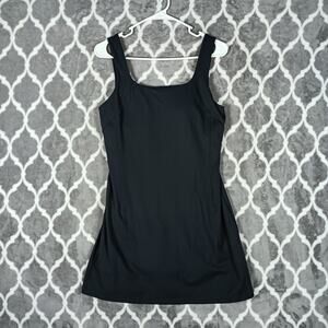 Calia Athletic Dress Women Medium Black Inspire Scoop Back Built In Shorts